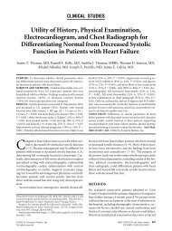 Utility of History, Physical Examination, Electrocardiogram, and ...