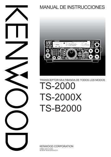 TS-2000 TS-2000X TS-B2000