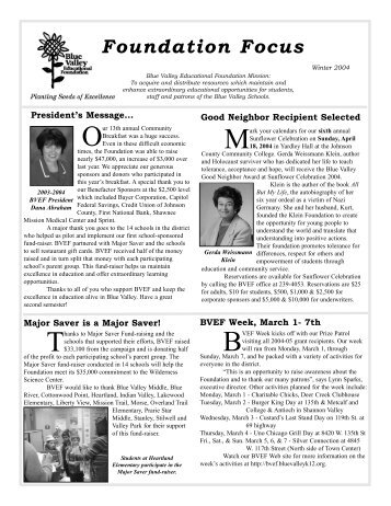 Winter 04 Newsletter 4-pg.qxd - Blue Valley Educational Foundation