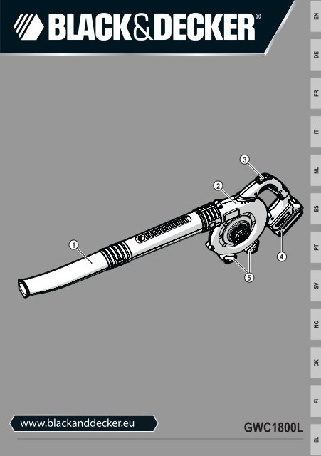 GWC1800L - Service - Black & Decker