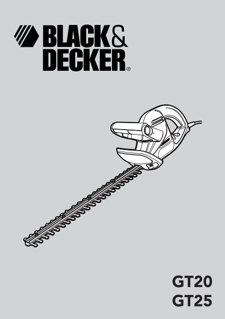 Image of Black & Decker GT20 hedge trimmer blade