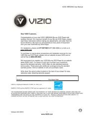 VIZIO VBR200W User Manual Version 3/21/2010 1 www.VIZIO.com ...