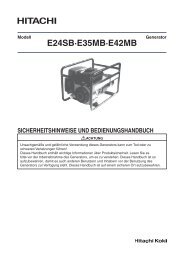 E24SB·E35MB·E42MB - Hitachi Powertools