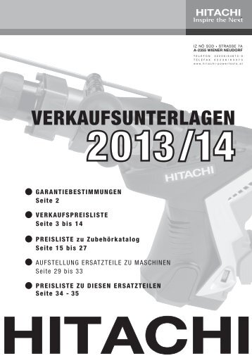 download - Hitachi Powertools