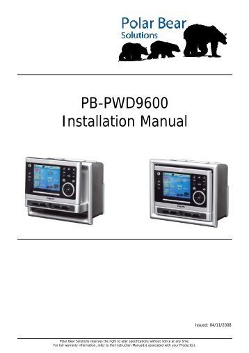 Installation Manual - Polar Bear Solutions