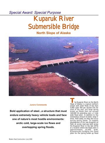 Kuparuk River Submersible Bridge - Jesse Engineering Co.