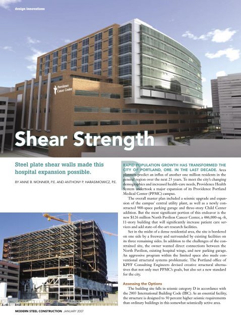 Shear Strength - Modern Steel Construction