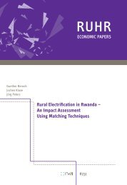Rural Electrification in Rwanda – An Impact Assessment Using ...