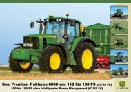 John Deere Traktor 6030 premium - Schweizer Eiken AG