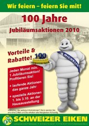 100 Jahre - Schweizer Eiken AG