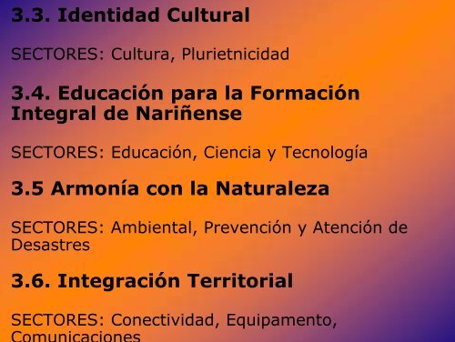 Agenda Interna - Departamento de Nariño - CDIM - ESAP