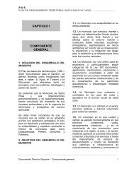 Componente General Plan de Ordenamiento ... - CDIM - ESAP
