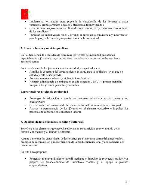 Identidad y exclusión social juvenil - CDIM - ESAP