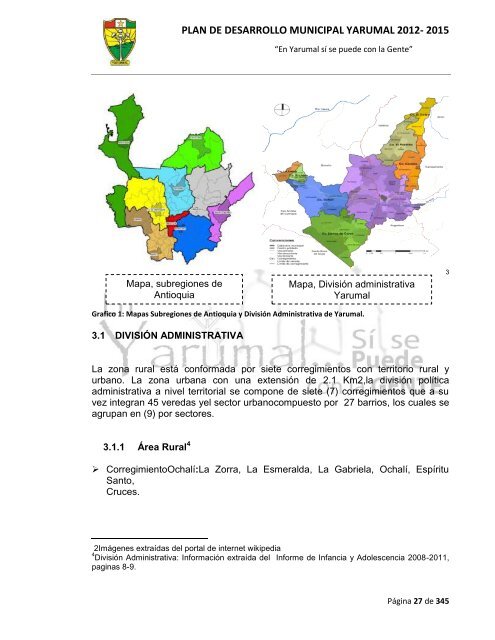 plan de desarrollo municipal yarumal 2012- 2015 - CDIM - ESAP