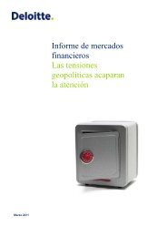 Informe de Mercados Financieros - Marzo 2011 - Deloitte