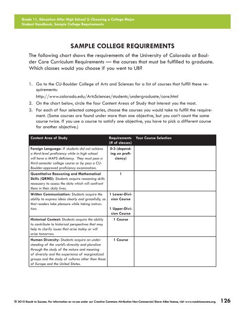 Facilitator's Guide: - College in Colorado