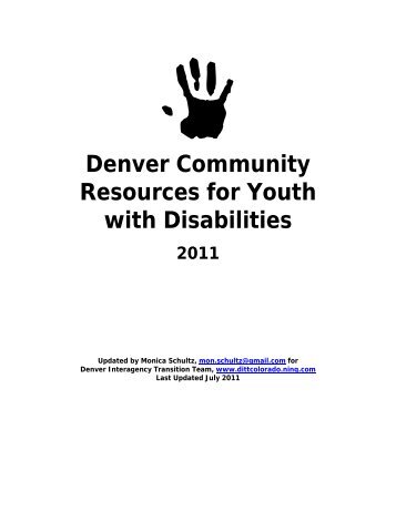 Denver Community Resources For Youth With Disabilities