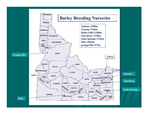 Barley Research at Aberdeen - American Malting Barley Association ...