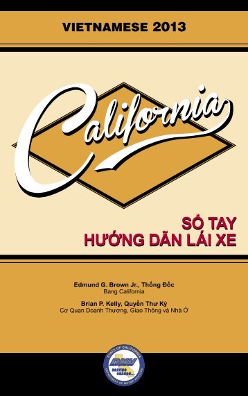 sổ tay hướng dẫn lái xe sổ tay hướng dẫn lái xe - California ...