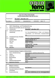 Sicherheitsdatenblatt als PDF ansehen (144KB) - aqua-terra ...