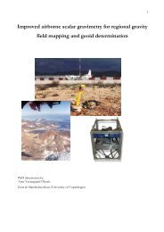 Improved airborne scalar gravimetry for regional gravity field ...