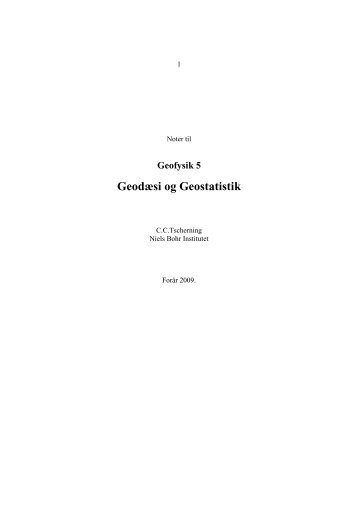 Geodæsi og Geostatistik