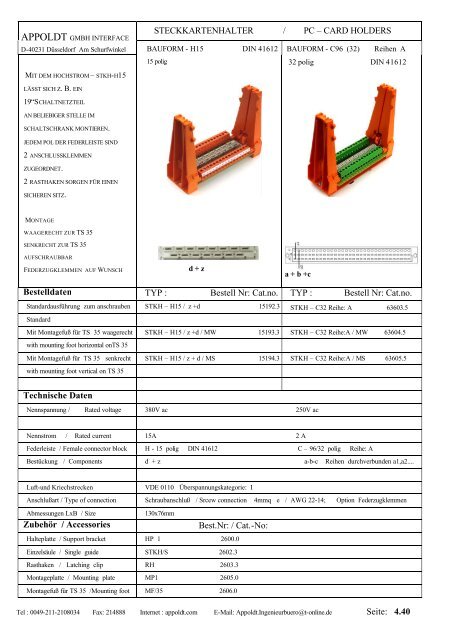 RELAY ? OPTOKOPPLER ? SOLID-STATE-RELAY - Appoldt GmbH