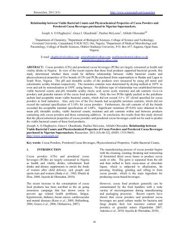 Download (47Kb) - Covenant University Repository