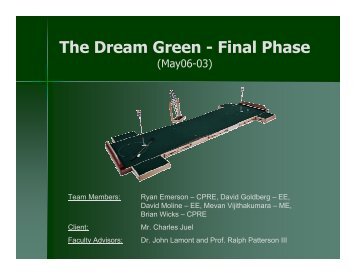 The Dream Green - Final Phase - Senior Design