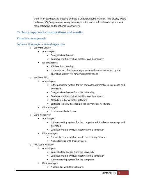 Cyber Security of SCADA Systems test bed - Senior Design - Iowa ...