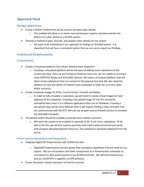 Cyber Security of SCADA Systems test bed - Senior Design - Iowa ...