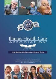 2010 Membership Directory & Buyers' Guide - Illinois Health Care ...