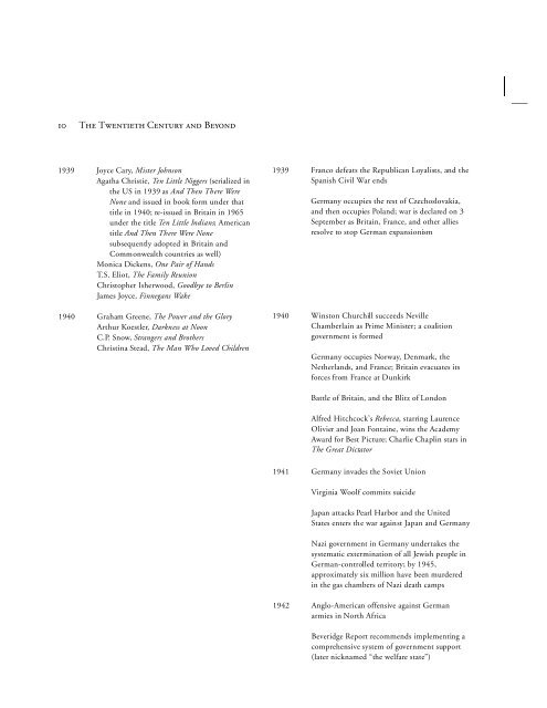 A Chronological Chart - Broadview Press Publisher's Blog