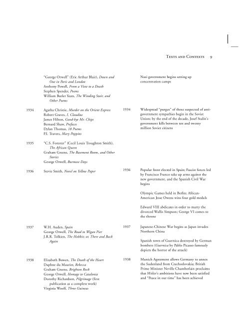 A Chronological Chart - Broadview Press Publisher's Blog