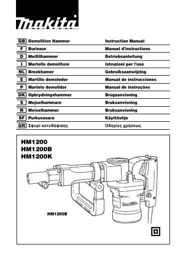 Manual de instrucciones - Makita