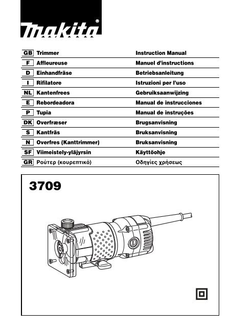 Manual de instrucciones - Makita