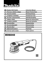 Manual de instrucciones - Makita