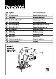 Manual de instrucciones - Makita