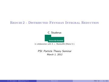 Reduze 2 - Distributed Feynman Integral Reduction