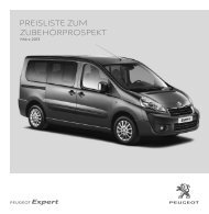 Zubehör-Preisliste - Services - Peugeot