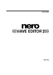 Nero Wave Editor - ftp.nero.com