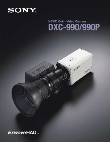 DXC-990/990P - Sony