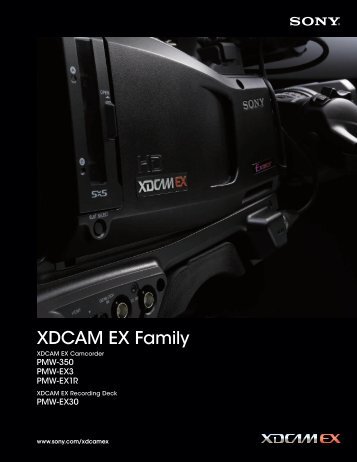 XDCAM EX Family - Sony