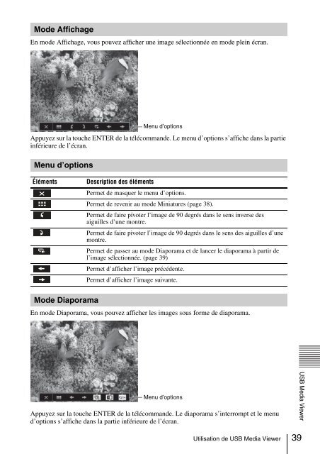 Utilisation de la fonction Présentation via le réseau - Sony