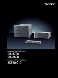IXS-6700 IXS-6600 BKS-R6010 - Sony