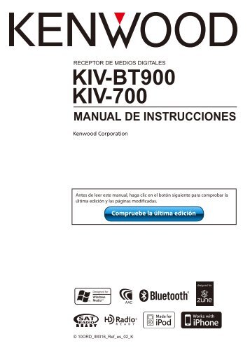 kiv-bt900 kiv-700 manual de instrucciones - Kenwood