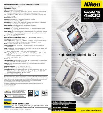 High Quality Digital To Go - Nikon