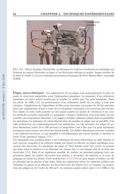 VERS UNE MEMOIRE QUANTIQUE AVEC DES IONS PIEGES