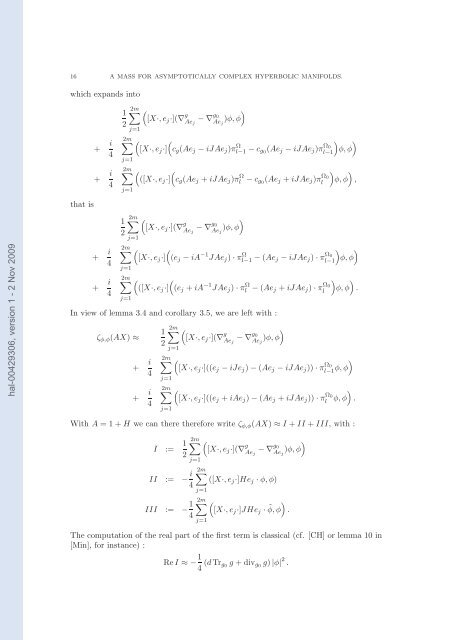 A mass for asymptotically complex hyperbolic manifolds
