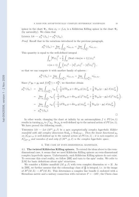 A mass for asymptotically complex hyperbolic manifolds